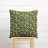 Tissu en coton Cretonne Éventails ronds – pétrole,  thumbnail number 7