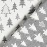 Tissu de décoration Jacquard sapins scintillants – anthracite/argent,  thumbnail number 4