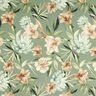 Crêpe satin magnolias et feuilles de palmier – roseau/beige,  thumbnail number 1
