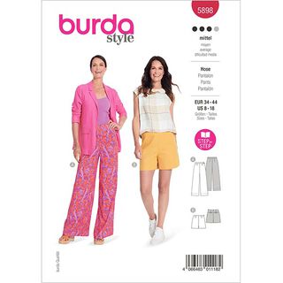 Pantalon | Burda 5898 | 34-44, 