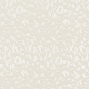 Tissu viscose Motif léopard – blanc, 