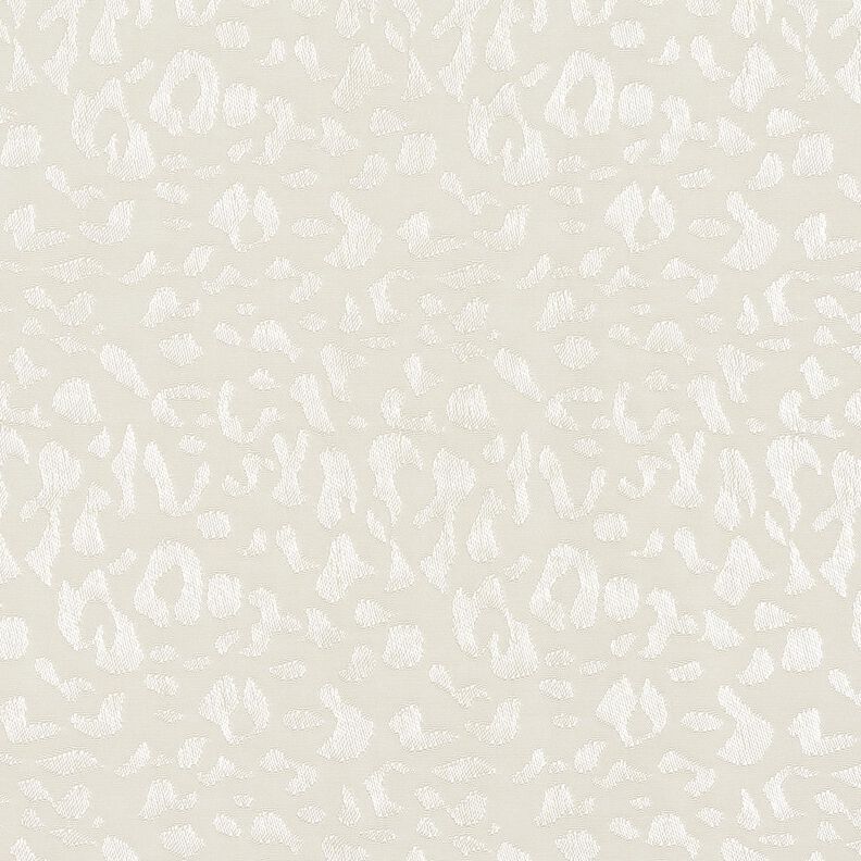 Tissu viscose Motif léopard – blanc,  image number 1