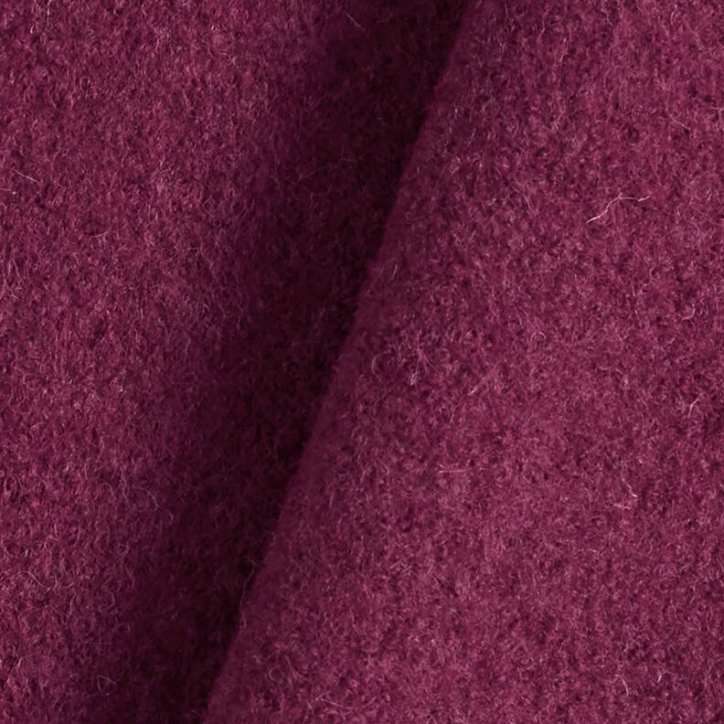 Loden de laine foulé – raisin, image number 3