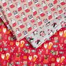 Tissu en coton Cretonne Chiens à Noël – rouge,  thumbnail number 5