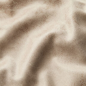 Similicuir velours aspect usé – beige, 