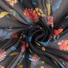 Crêpe mousseline fleurs délicates – noir,  thumbnail number 3