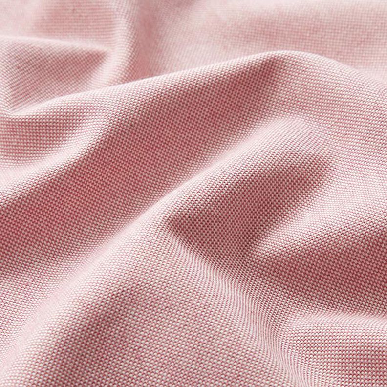 Tissu de décoration Semi-panama chambray recyclé – rosé,  image number 2