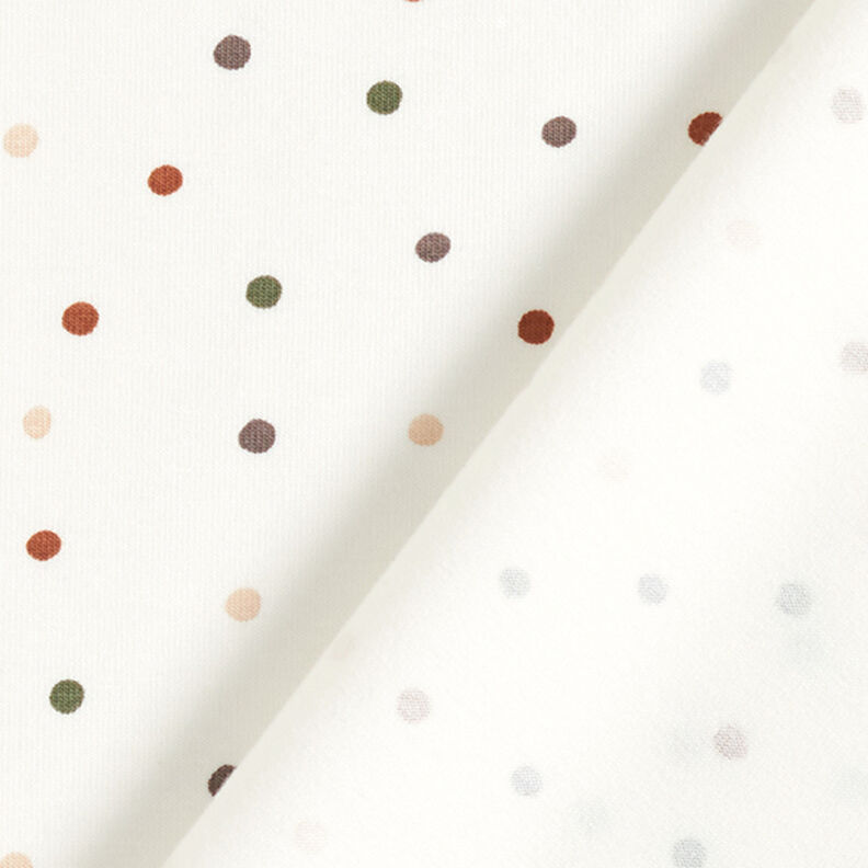 Jersey coton Points multicolores – écru, image number 4