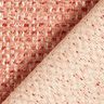 Tissu de revêtement tissu aspect bouclé coloré – vieux rose/crème,  thumbnail number 3