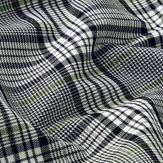 Tissu de pantalon stretch Prince de Galles – vert, 