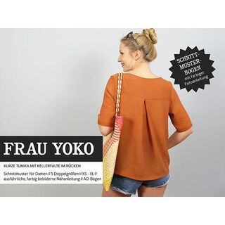 FRAU YOKO - Tunique courte à pli creux dans le dos, Studio Schnittreif  | XS -  XXL, 