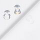 Jersey coton Pingouin tout mignon Impression numérique – blanc,  thumbnail number 4