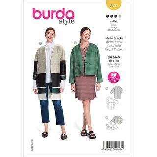 Veste / Manteau  | Burda 5931 | 34-44, 