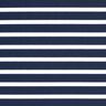 Tissus pour maillot de bain Rayures maritimes – bleu nuit/blanc,  thumbnail number 1