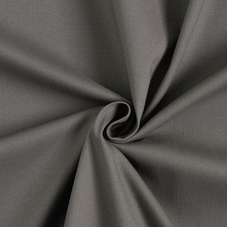Sergé coton Stretch – gris pierre, image number 1