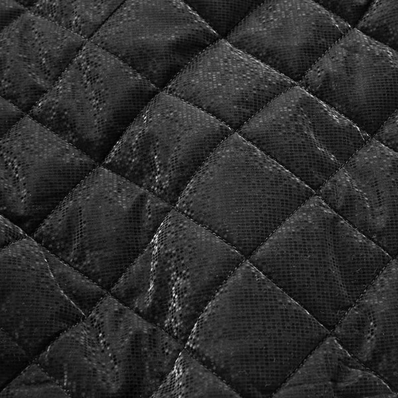 Tissu matelassé Losanges – noir,  image number 2