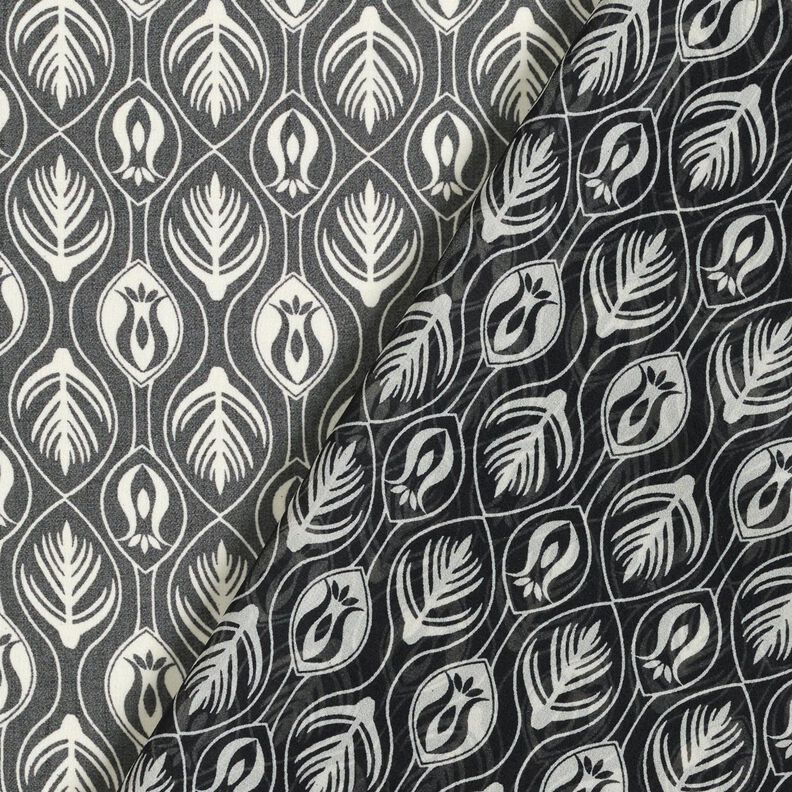 Chiffon ornements – blanc/noir,  image number 4