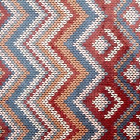 Polaire douillet Torsades – bleu/gris,  Polaire douillet Torsades – bleu/gris,