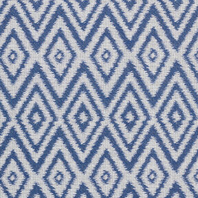 Tissu d'extérieur jacquard Ethno – bleu, 