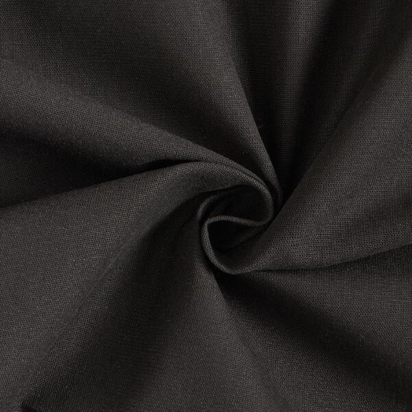 Tissu en fibre d’ortie – noir,  image number 1