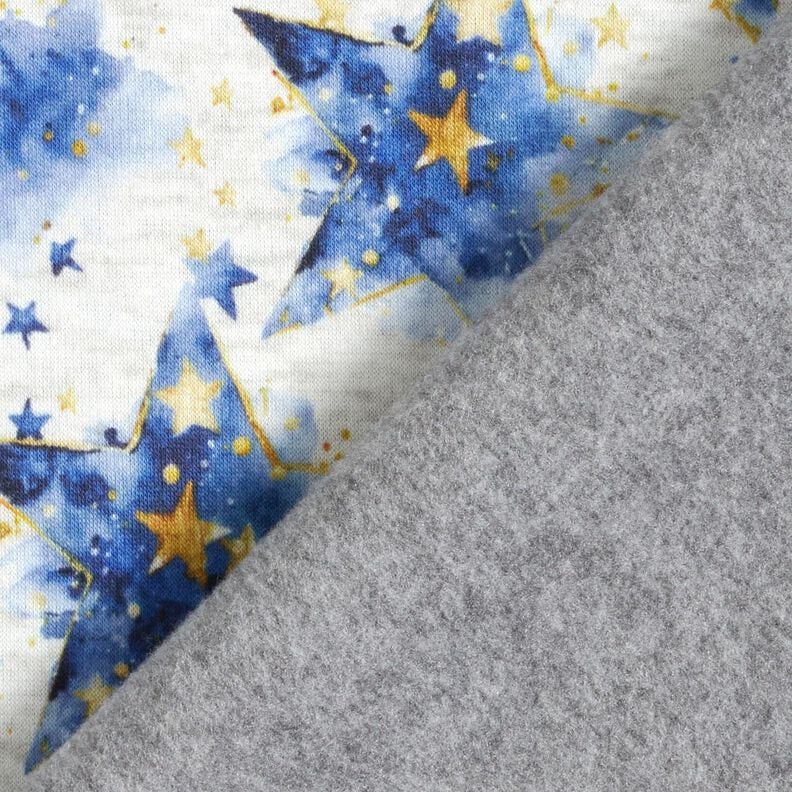 Polaire alpin Étoiles aquarelle – nature/indigo, image number 4