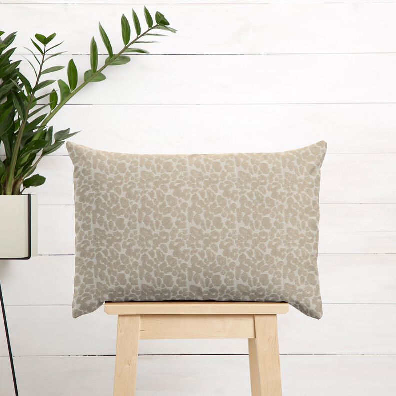 Tissu éponge Stretch Léopard – sable, image number 6