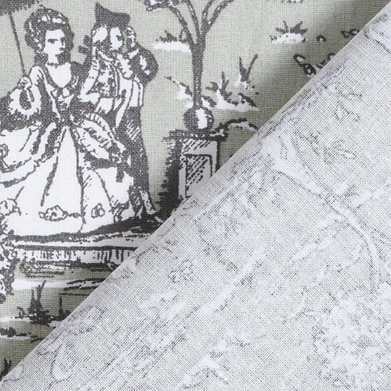 Tissu en coton Cretonne Visite du parc – roseau,  image number 4