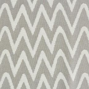 Tissus pour l’extérieur Jacquard Motif ikat – gris clair, 