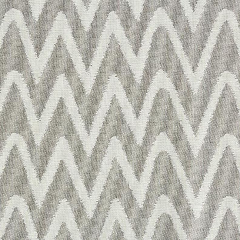 Tissus pour l’extérieur Jacquard Motif ikat – gris clair,  image number 1