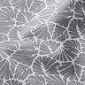Coton enduit Mini feuilles abstraites – gris/blanc,  thumbnail number 3