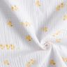 Tissu double gaze de coton Jolis canetons – blanc/or,  thumbnail number 3