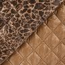 Tissu matelassé Losanges et lion – mocca/marron foncé,  thumbnail number 3