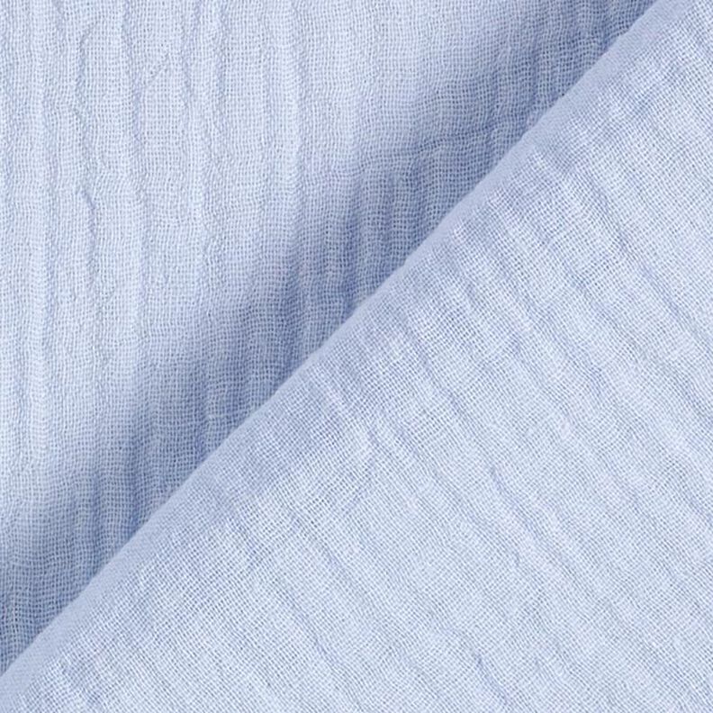 GOTS Tissu double gaze de coton | Tula – bleu bébé,  image number 4