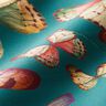 Tissu d’extérieur Canvas Papillons – pétrole légère,  thumbnail number 2