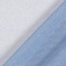 Tissu tulle scintillant – bleu jean/argent,  thumbnail number 4