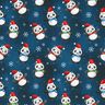 Jersey coton Panda dans l'esprit de Noël | Glitzerpüppi – bleu nuit/chili,  thumbnail number 1