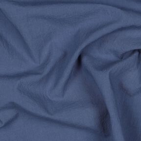 Tissu en coton Crinkle prélavé – bleu jean | Reste 70cm, 