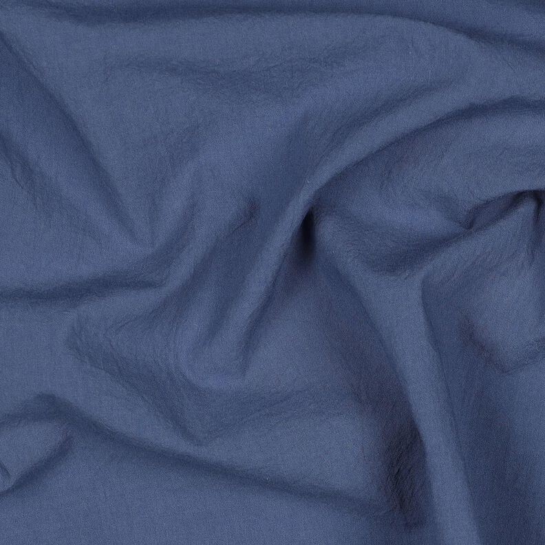 Tissu en coton Crinkle prélavé – bleu jean, image number 2