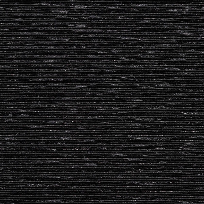 Velours plissé lurex uni – noir,  image number 1