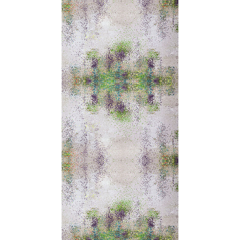 GOTS Jersey coton Mosaïques éparpillées | TCC x LOOKS by Wolfgang Joop – vert pomme/beige foncé,  image number 9