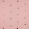 Tissu double gaze de coton Sonnen Imprimé feuille | Poppy Fabrics – vieux rose clair/violet pastel,  thumbnail number 1