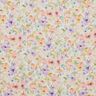 Tissu viscose Dobby Mer de fleurs aquarelle impression numérique – ivoire/lavande,  thumbnail number 1