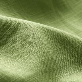Tissu de lin en ramie mélangée medium – olive clair, 