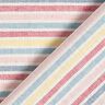 Tissu de décoration Semi-panama Rayures multicolores recyclé – pourpre,  thumbnail number 4