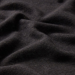Tricot fin mélange viscose lin – noir, 