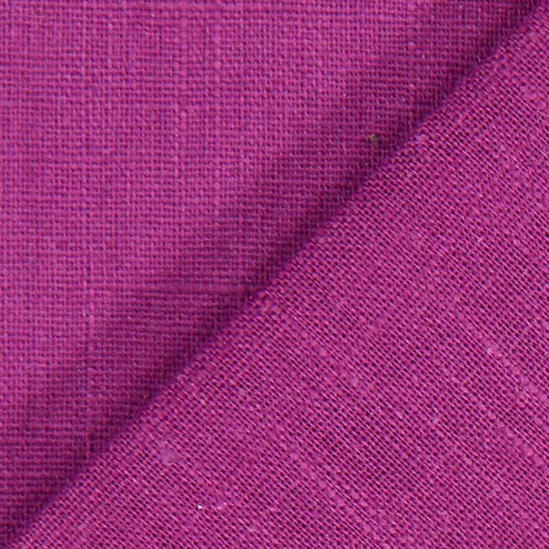 Tissu de lin en ramie mélangée medium – raisin, image number 4