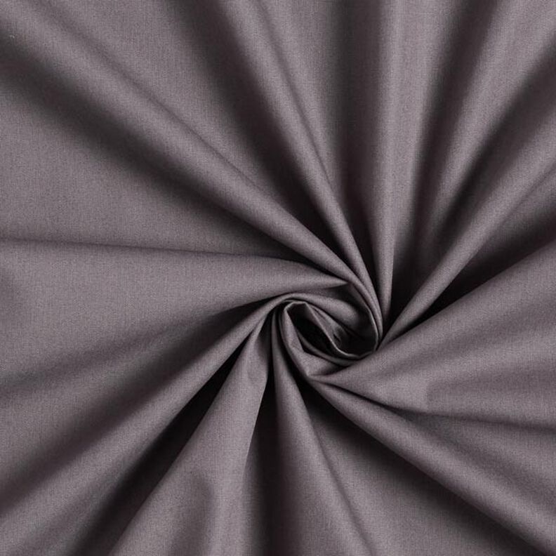 Popeline coton Uni – anthracite,  image number 1