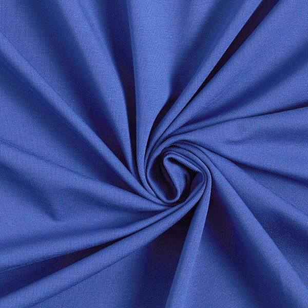 Jersey coton Medium uni – indigo,  image number 1