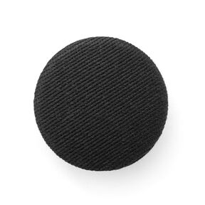 Bouton recouvert, Tissu croisé coton stretch – noir, 