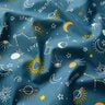 Tissu en coton Cretonne Constellations – bleu océan,  thumbnail number 2